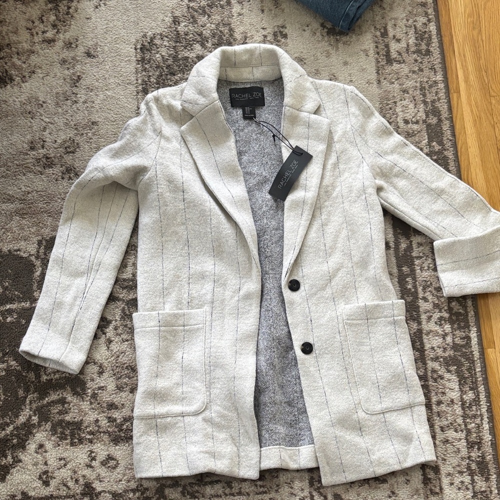 XS NWT Rachel Zoe Women's cream Blazer